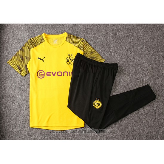 Chandal del Manchester City Manga Corta 2019-2020 Amarillo
